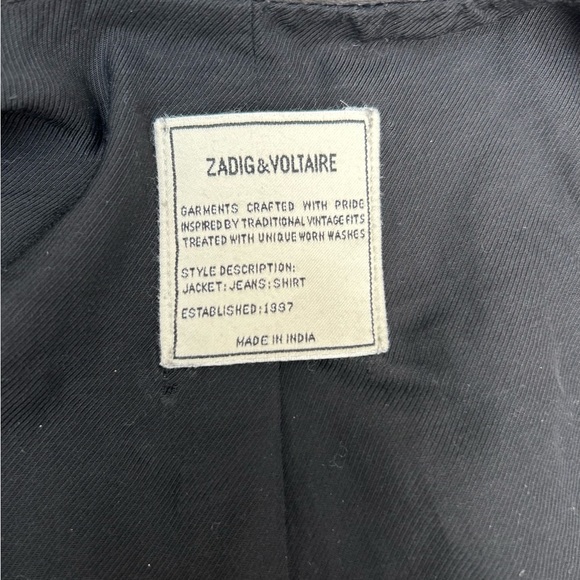 Zadig and Voltaire leather jacket. Size M. - Picture 5 of 14